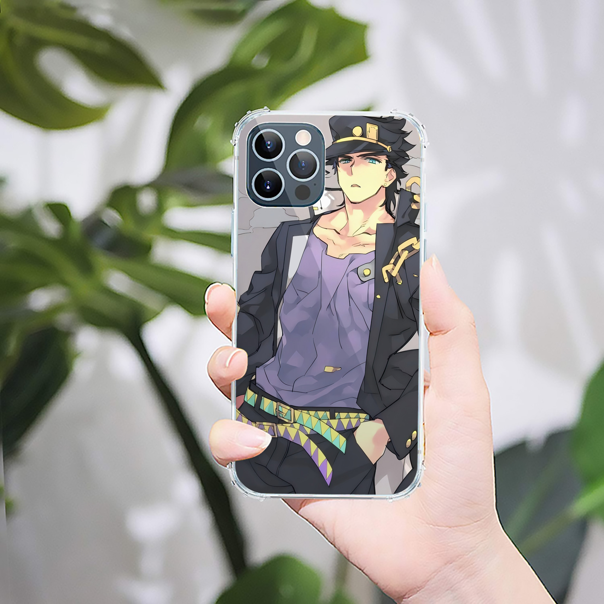 （画像用） ジョジョの奇妙な冒険 JoJo's Bizarre Adventure 【iPhone 12シリーズ対応】透明スマホケース（クリアソフトケース）